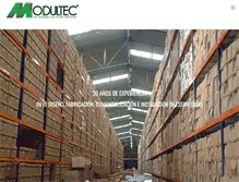 Tablet Screenshot of modultec-saad.com
